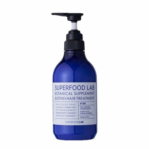 女性向けスカルプシャンプーおすすめ SUPERFOOD LAB ビオチン＋スカルプ シャンプートリートメント イメージ2