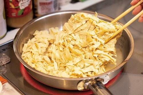 ポイント：しっかり茹でてほぐすこと！ イメージ