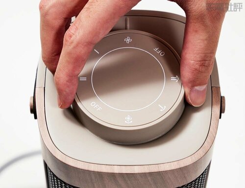 【操作性】回転式のスイッチ セラミックヒーターおすすめ イメージ