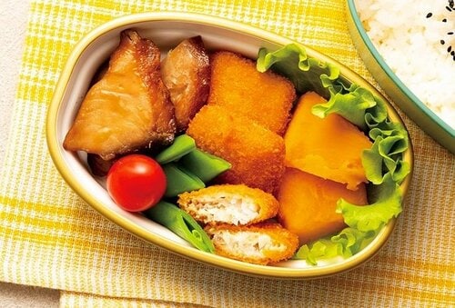 ヘルシー思考なら魚メインのお弁当を！ お弁当向け冷凍食品おすすめ イメージ