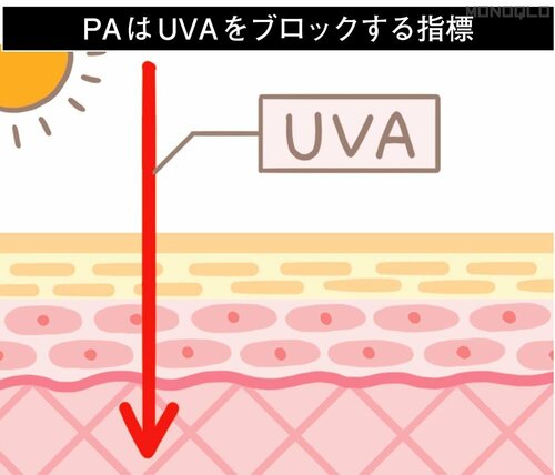 PAはUVAをブロックする指標 メンズ日焼け止めスティックおすすめ イメージ