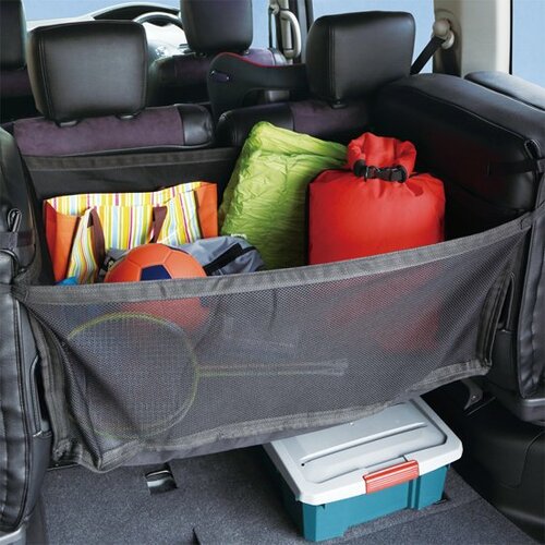 3列目シート跳ね上げ式の車種専用ラゲッジルーム用【収納ネット】