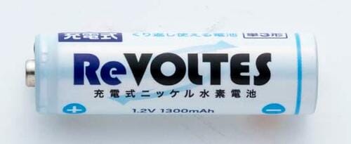 ダイソー(DAISO):ReVOLTES スタンダードモデル:充電池