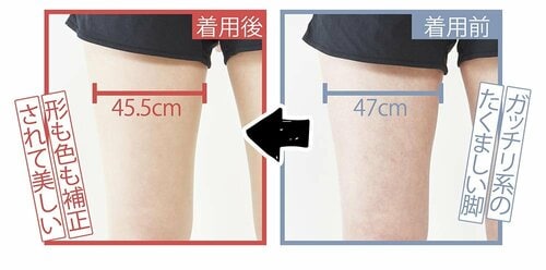 ソフトフォーカスで発光美脚 イメージ