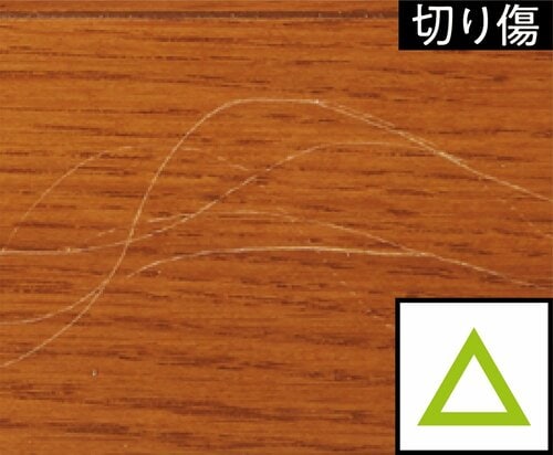 すり傷を一瞬で消しました リンレイ キズ消しシート イメージ3