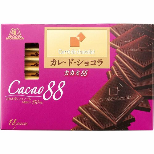 ハイカカオチョコレートおすすめ 森永製菓 カレ・ド・ショコラ カカオ88 イメージ