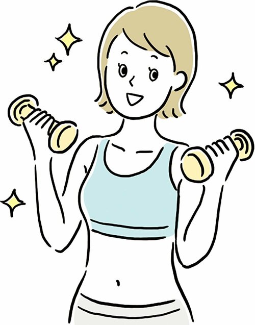ポイント2：負荷は小さくてもいいから継続することのほうが大切 エクササイズバンドおすすめ イメージ