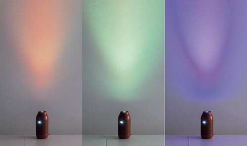 照明：いろいろな色の光で部屋の雰囲気も変えられる イメージ