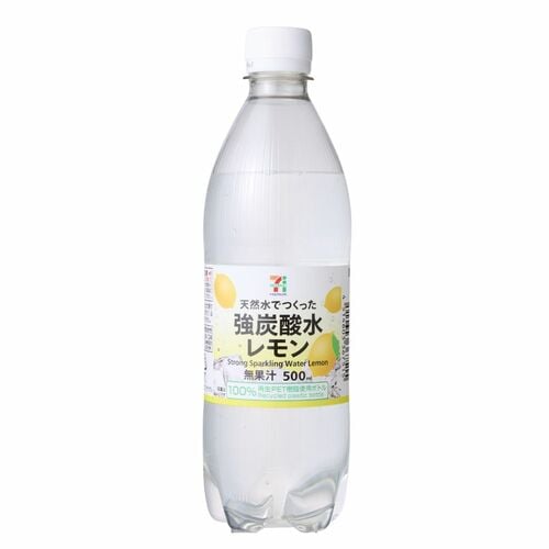 レモンフレーバー炭酸水おすすめ セブンプレミアム 強炭酸水レモン イメージ