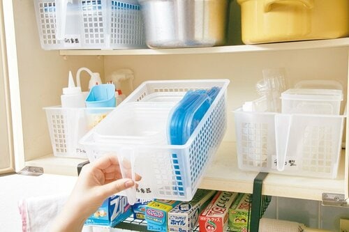まさに“収納名人”!取っ手付きで取り出しやすい イメージ