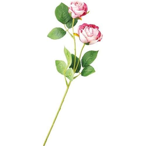 本物そっくり！フランフラン「アートフラワー ローズ ピンク」 イメージ