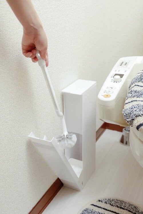 一体型のトイレポットですっきりした空間に イメージ