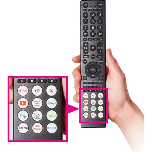 【機能性】ストアDLは不可だがメジャーアプリは搭載 4Kテレビおすすめ イメージ2