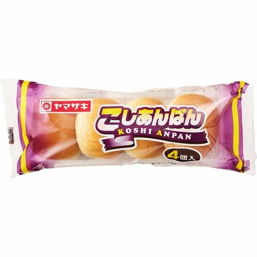 オーケーの食品おすすめ オーケー こしあんぱん(薄皮) 4個入 イメージ