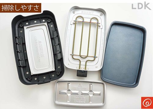 ヒーターまで外れてお手入れがラクちん ホットプレートおすすめ イメージ