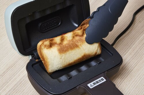 テスト項目1：焼き加減（5点） 1枚焼きホットサンドメーカーおすすめ イメージ