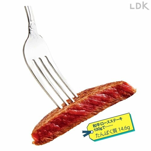A.レア。肉は生に近いほうがたんぱく質の消化・吸収がいい イメージ