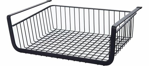 CAINZ:戸棚下ラックフライパン収納:カゴ収納