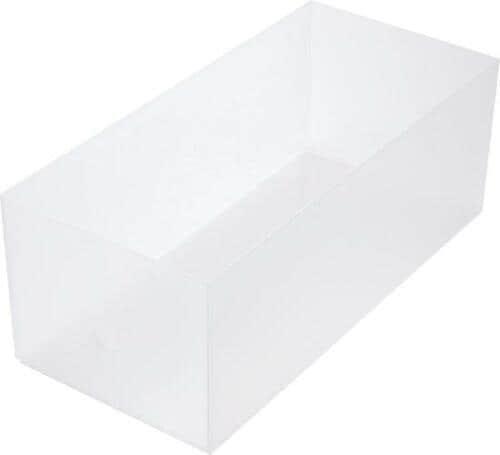 無印良品「スタンダードタイプ・ワイド・1/2 ボックスクリア」 イメージ