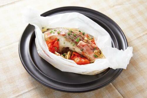 紙素材のシート＆電子レンジ調理で洗い物をほぼナシに！ イメージ