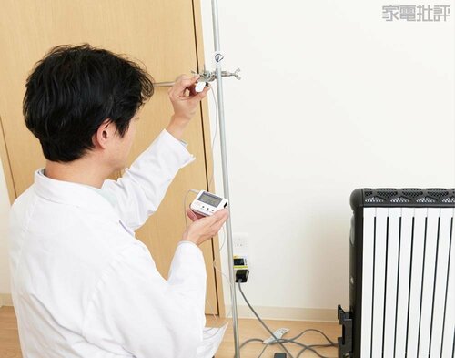 テスト2:温度の均一さ オイルレスヒーターおすすめ イメージ