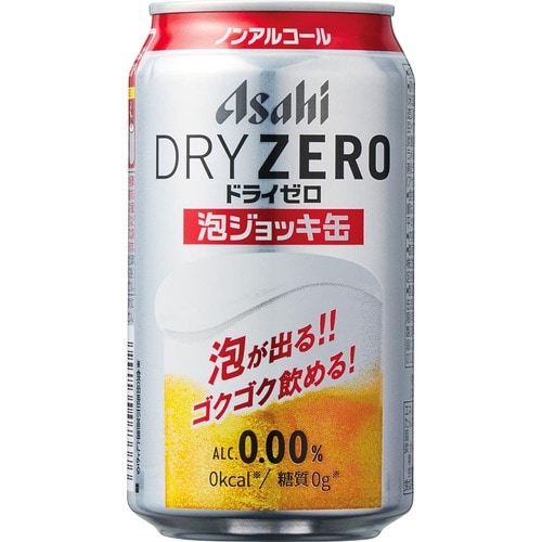 ノンアルコールビールおすすめ アサヒビール アサヒドライゼロ 泡ジョッキ缶 340ml×24本 イメージ