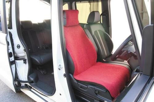 5:車内がパッと華やぐCalm-カーム-前席用シートカバー イメージ