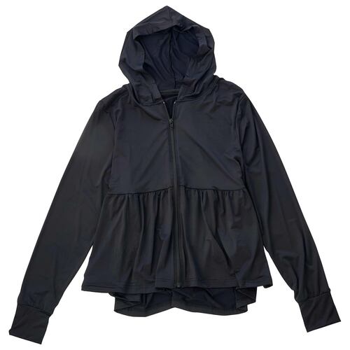 UVカットパーカーおすすめ チュチュアンナ フレアフリルUVカットパーカー(ノーマル丈) イメージ
