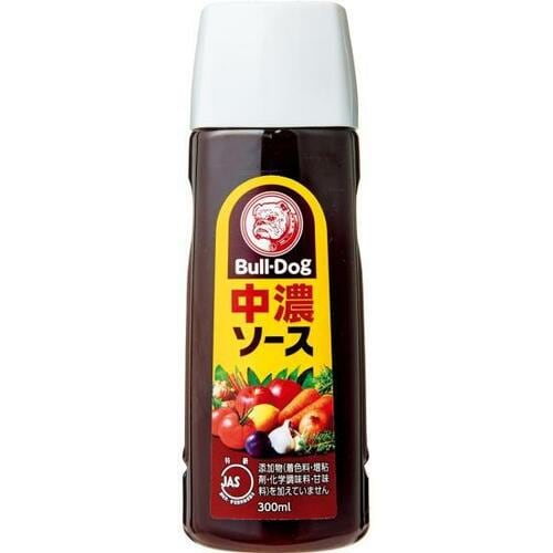 ブルドックソース:ブルドック  中濃ソース:調味料