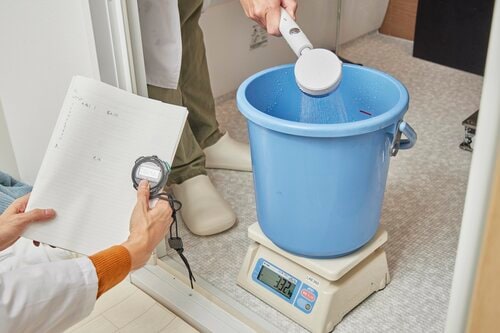 テスト2:節水力(5点満点) 節水シャワーヘッドおすすめ イメージ