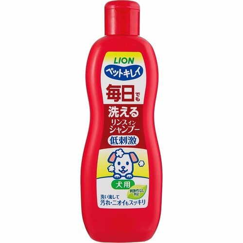 犬用シャンプーおすすめ ライオンペット ペットキレイ 毎日でも洗えるリンスインシャンプー 犬用 イメージ