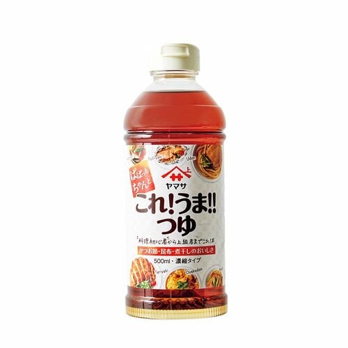 料理研究家リュウジの愛用品おすすめ ヤマサ ぱぱっと ちゃんと これ！うま!! つゆ 500ml イメージ1