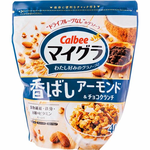 グラノーラおすすめ カルビー マイグラ 香ばしアーモンド&チョコクランチ イメージ1