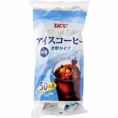 コーヒーポーションおすすめ UCC上島珈琲 UCC THE BLEND アイスコーヒー き釈タイプ 無糖 イメージ