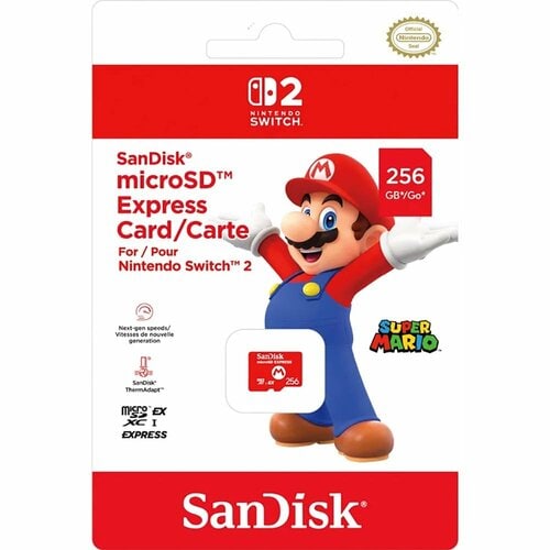 microSD Expressおすすめ SanDisk microSD Express Card for Nintendo Switch 2 BEE-A-SD01A イメージ2