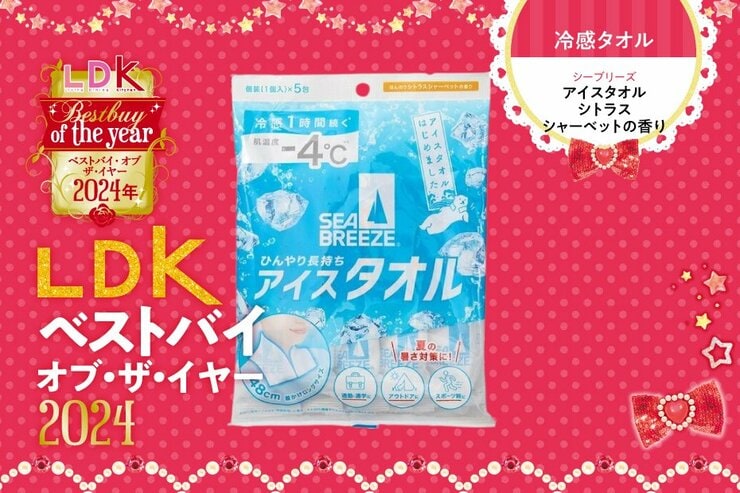 【季節外れだけど言わせて】この夏、救ってくれたのはシーブリーズのアイスタオルでした【LDKベストバイ2024】