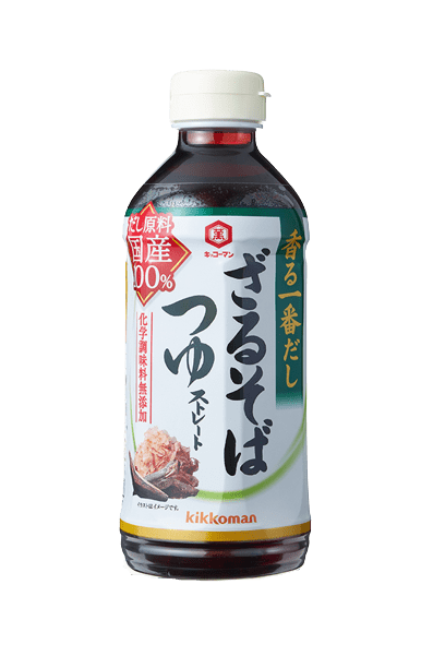 キッコーマン「香る一番だし ざるそばつゆ」 めんつゆおすすめ イメージ