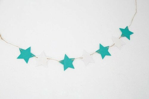 セリア:ブルースターウッドガーランド:子供部屋:インテリア:100均:100円:可愛い:オシャレ