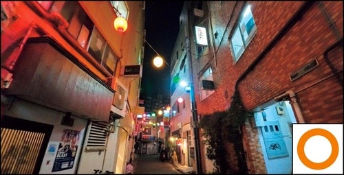 夜間の街並：明るい部分がぼやけている アクションカメラおすすめ イメージ