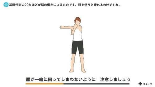 ［ステップ4］クールダウンで使った筋肉をほぐす イメージ