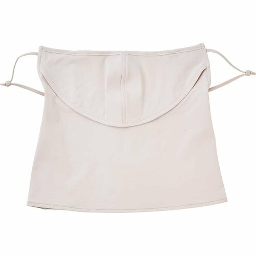 UVカットフェイスカバーおすすめ ユニクロ エアリズムUVカット フェイスカバー 02LIGHT GRAY イメージ
