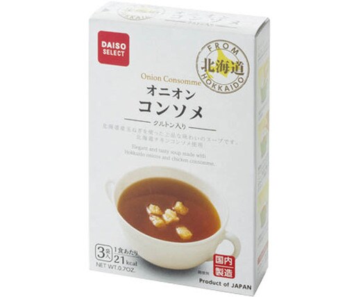 ダイソー:オニオンコンソメ:スープ