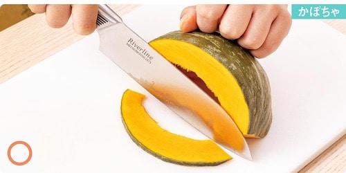 切れ味の持続性：〇 三徳包丁おすすめ イメージ