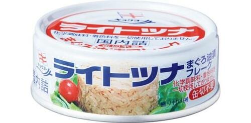 極洋:ライトツナ まぐろ油漬フレーク【国内詰】4缶:缶詰