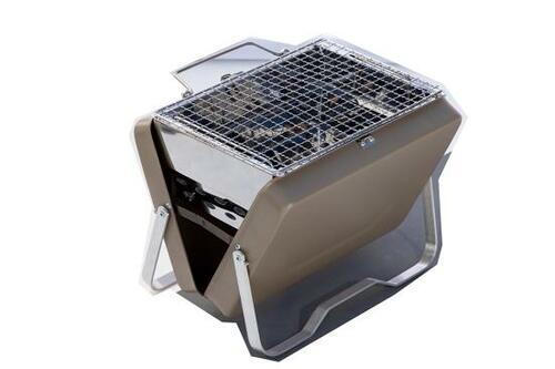 キャプテンスタッグ(CAPTAIN STAG):V型卓上グリル:バーベキューコンロ