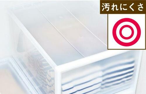 フラットな形状で掃除しやすい! 無印の収納ケース イメージ3