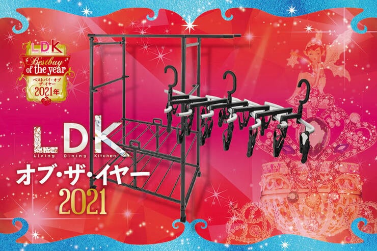 カインズの洗濯グッズが優秀！折り畳めてコンパクトになる「ランドリーラック&洗濯ハンガー」｜LDKオブ・ザ・イヤー2021