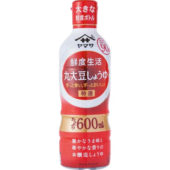 ヤマサ醤油:鮮度生活 特選 丸大豆しょうゆ:調味料