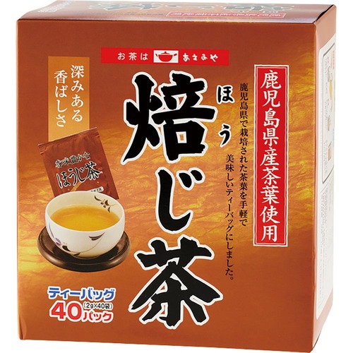 緑茶・ほうじ茶ティーバッグおすすめ ライフドリンクカンパニー あさみや 焙じ茶 ティーバッグ イメージ