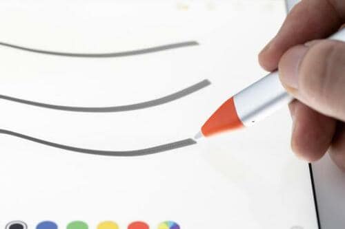 ③均一な線で文字や図面がキレイLogicool Crayon for iPad